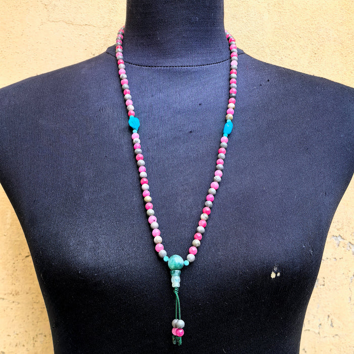 Mala 108 grani pietre misti