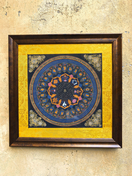 Mandala degli 8 simboli di buon auspicio