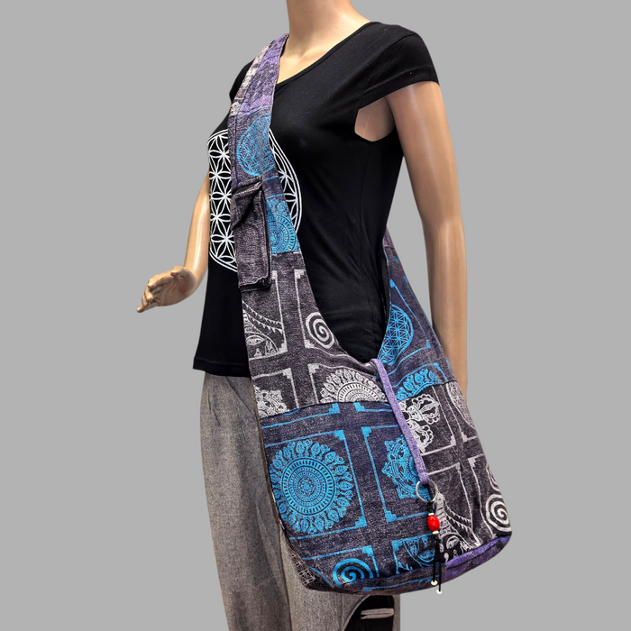 Borsa Tracolla cotone stampata