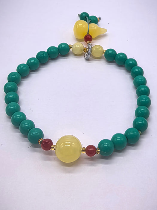 Braccialetto con perline tibetane