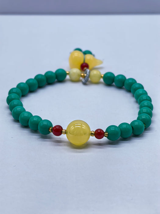 Braccialetto con perline tibetane