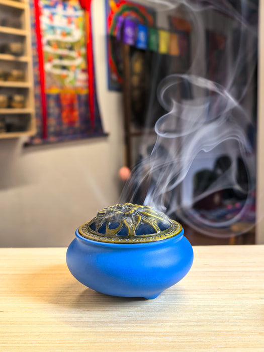 Bruciatore in incenso, Salvia bianca e palo Santo
