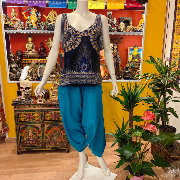 Pantalone cavallo basso