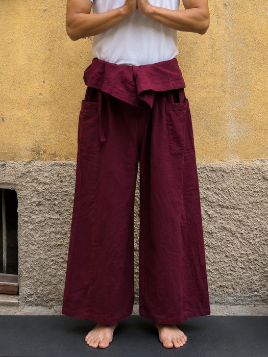 Pantalone pescatore da Yoga e Meditazione –Taglio Unico