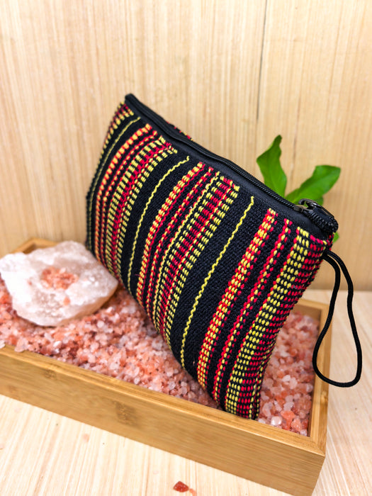 Pochette portatrucchi in cotone 25 × 15 cm