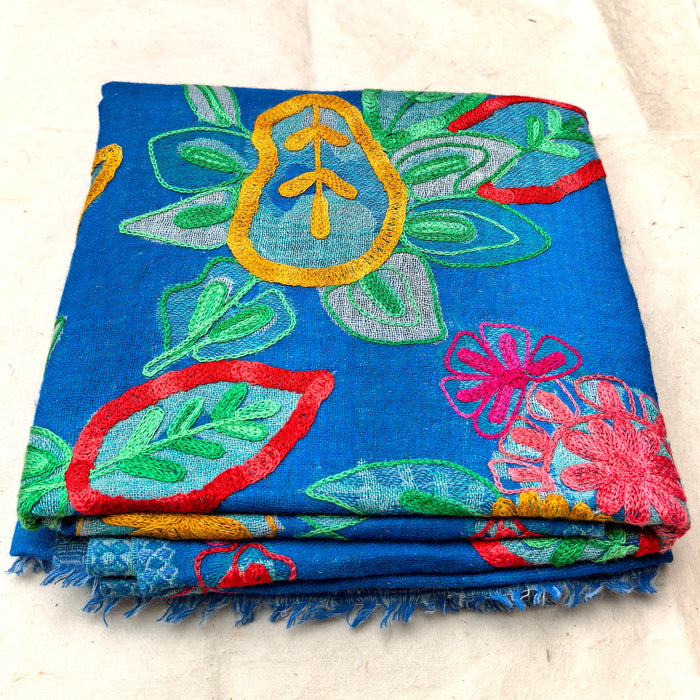 Sciarpa di Lana Ricamato