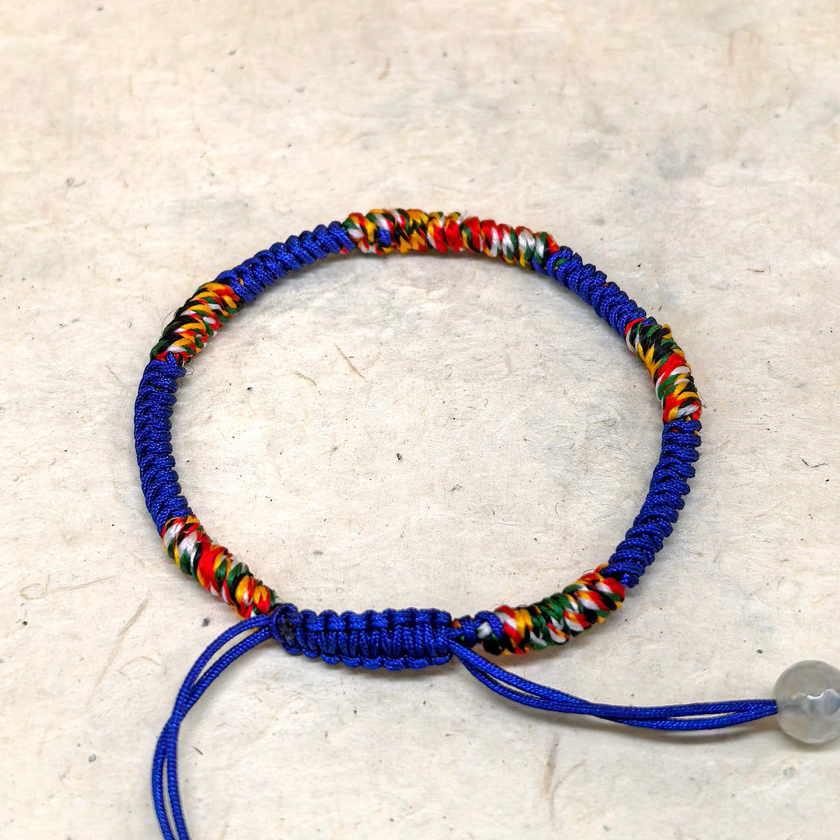 Tamashii bracciale TURCHESE pasta lungo due giri benedetto monaci buddisti budda tibet