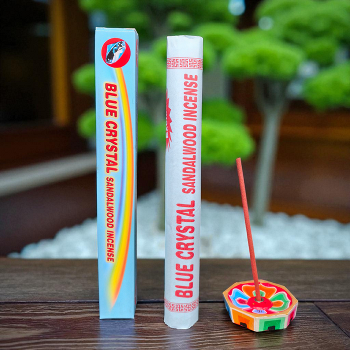 Blue Cristal sandalo wood Incense