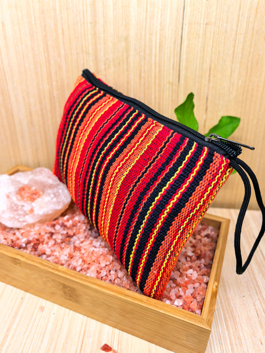 Pochette portatrucchi in cotone 25 × 15 cm