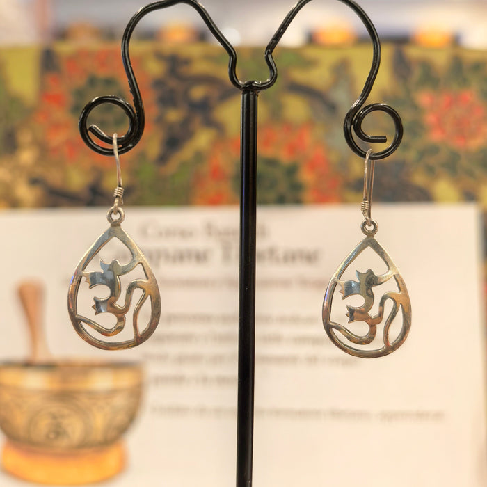 Om design earrings