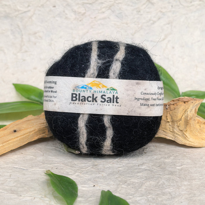 Sapone Detergente per il Corpo al Sale Nero