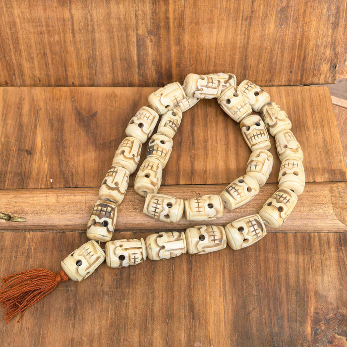 Mala di Teschio in Osso di Yak