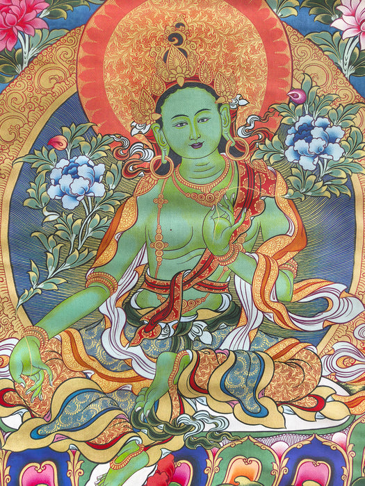 Thangka Tara Verde