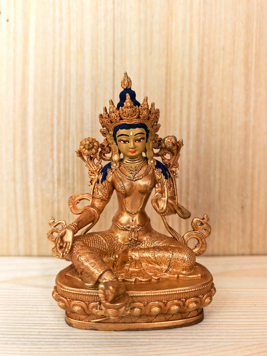 Statua Tara Verde in bronzo