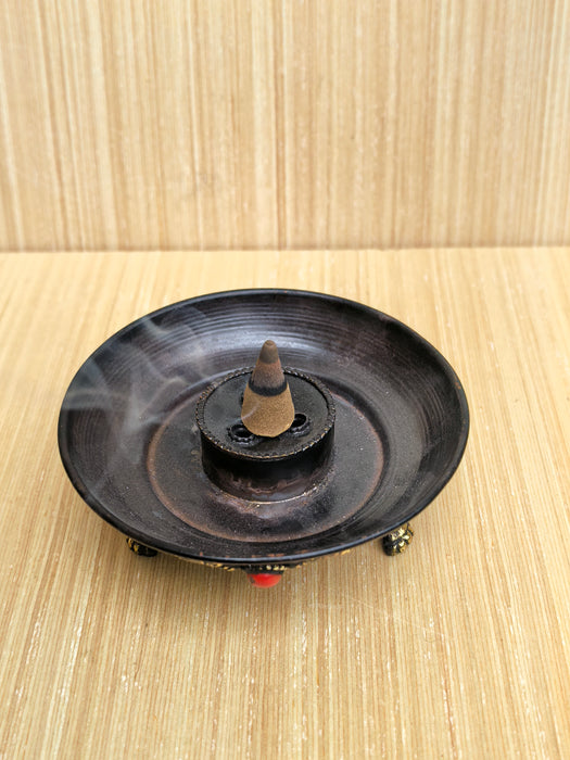 Portaincenso in rame fatto a mano in Nepal – 10 cm
