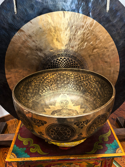 Campana tibetana Sette Chakra