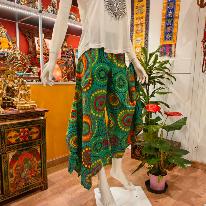 Pantalone palazzo in floreale