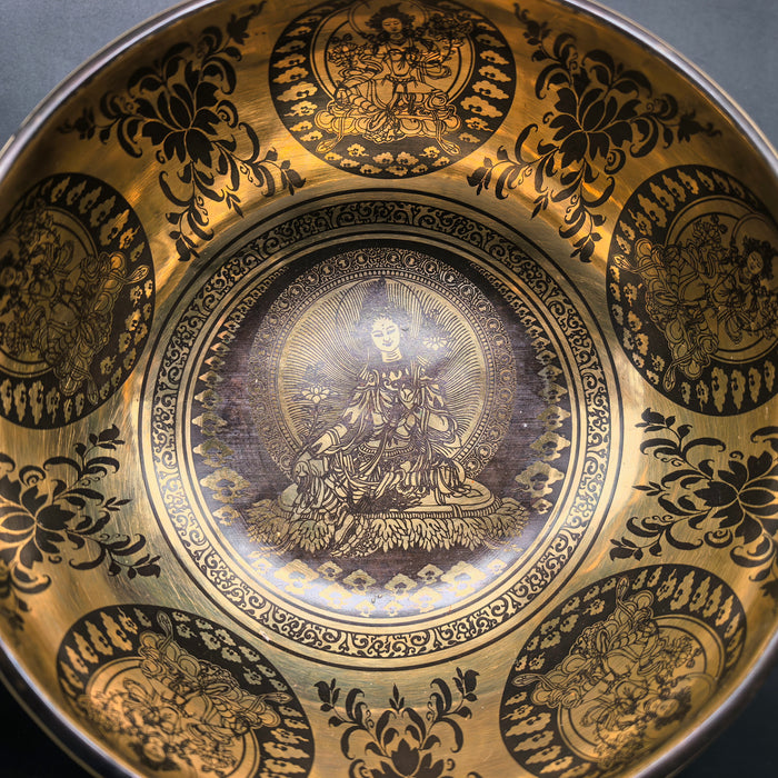 Campana Tibetana con tara verde