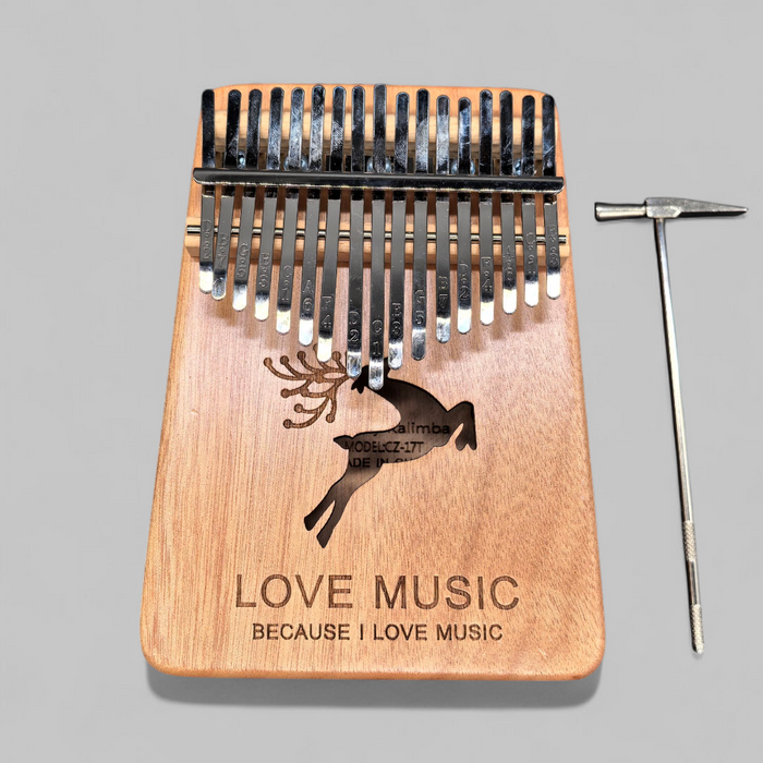 Pianoforte per pollice Kalimba 17 toni