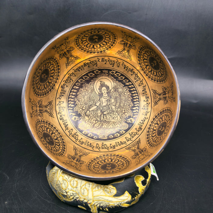 Campana Tibetana con Tara Verde