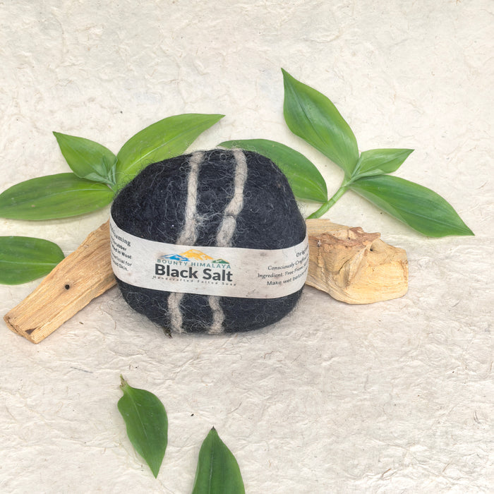 Sapone Detergente per il Corpo al Sale Nero