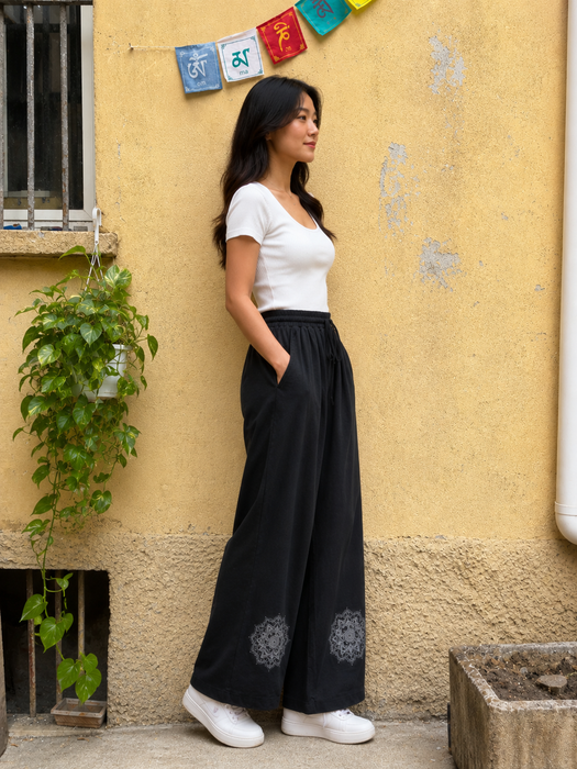 Pantalone Mandala elasticizzata vita