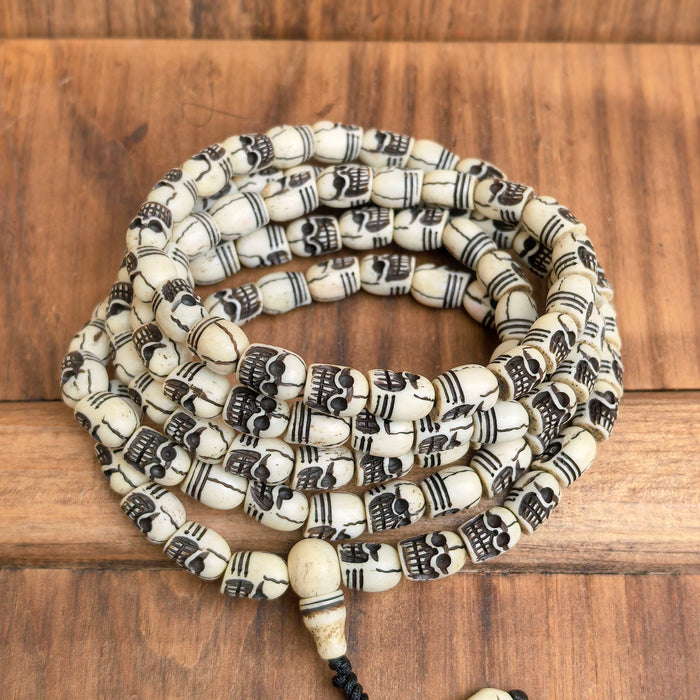 Mala Teschio in Osso di Yak