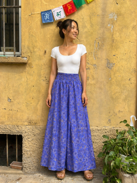 Pantalone Gonna gamba larga
