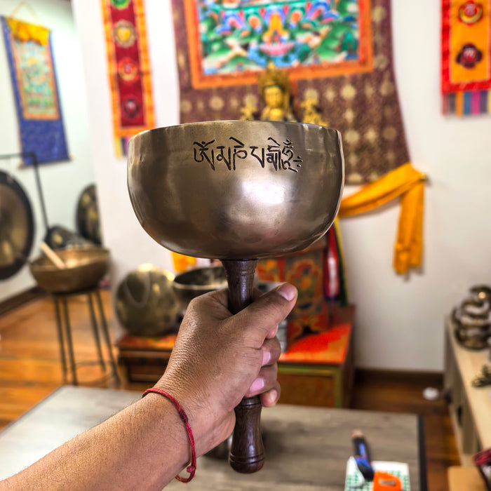 Campana Tibetana massaggio puntato