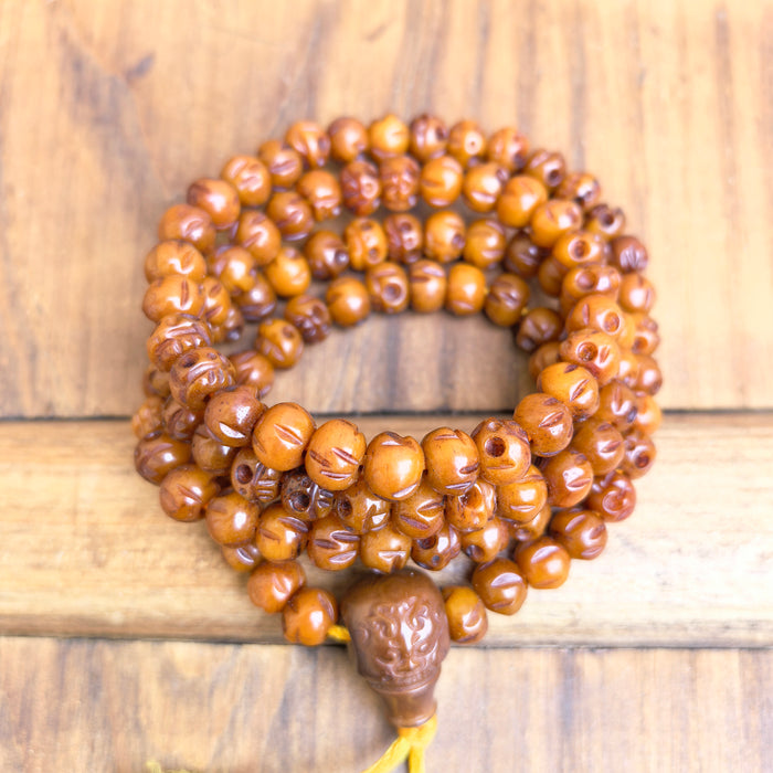 Mala Teschio in Osso di Yak