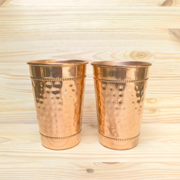 Copper Glass Pair
