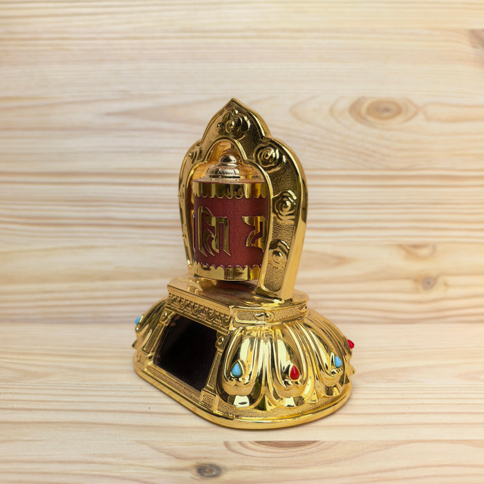 Solar-powered Tibetan Prayer Wheel