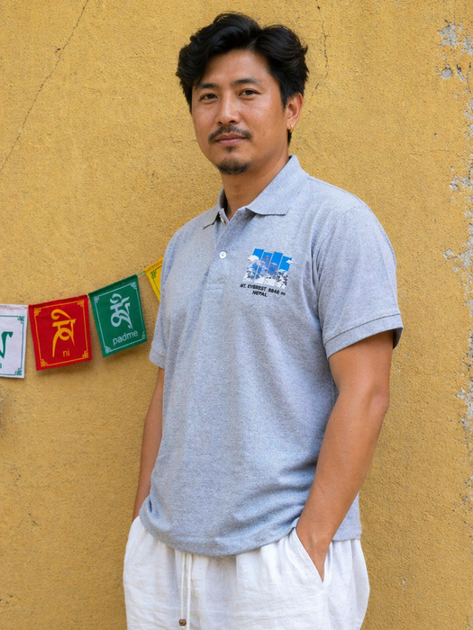 Polo stampa everest in cotone