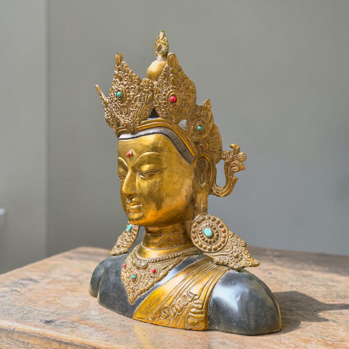 Bronzo Testa di Buddha