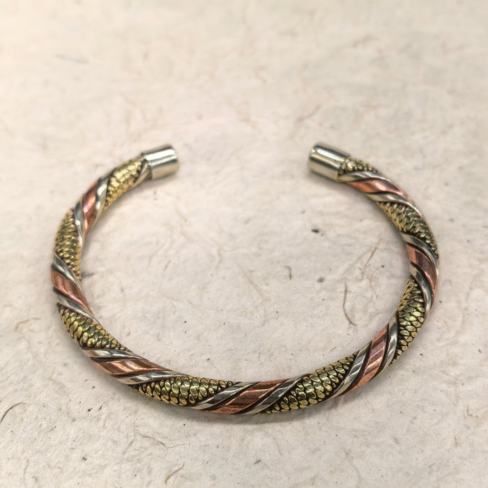 Bracciale Tibetano dei Tre Metalli Sacri