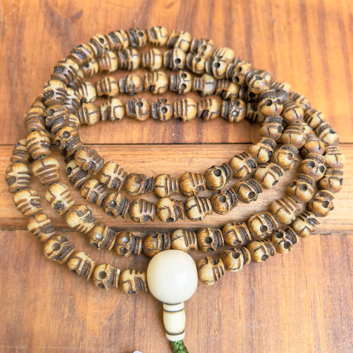 Mala Teschio in Osso di Yak