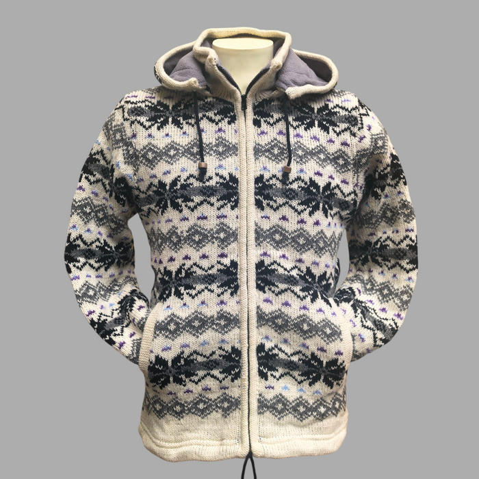 Felpa Con Cappuccio E Zip Intera Uomo