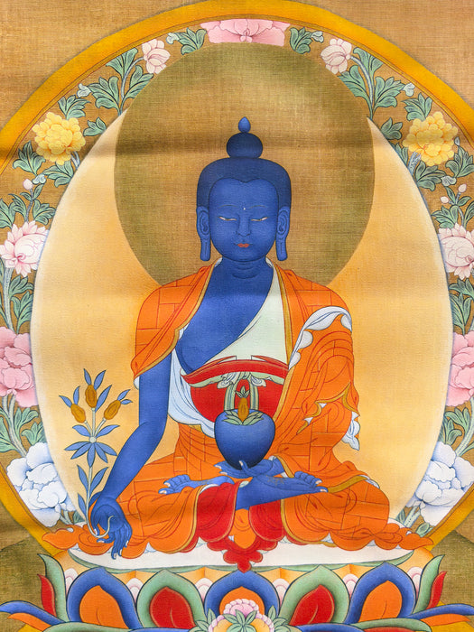 Thanka Buddha della Medicina