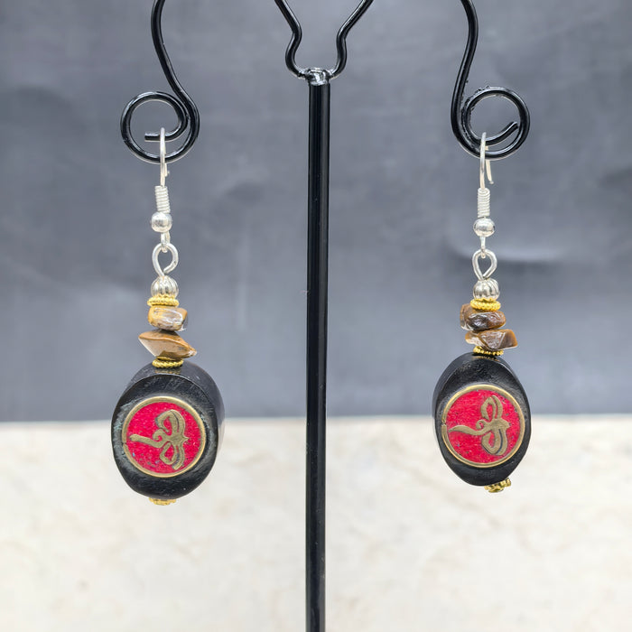 Tibetan Third Eye Earrings