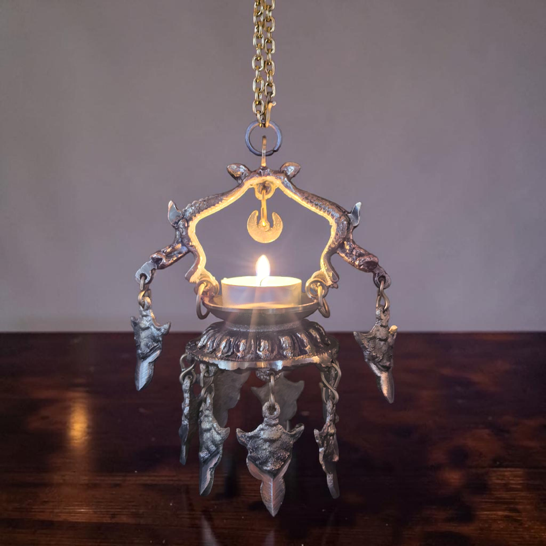 Porta Candela e Lampada