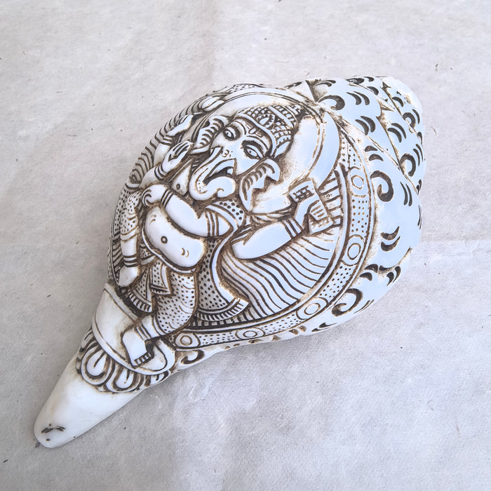 Conchiglia con Ganesh