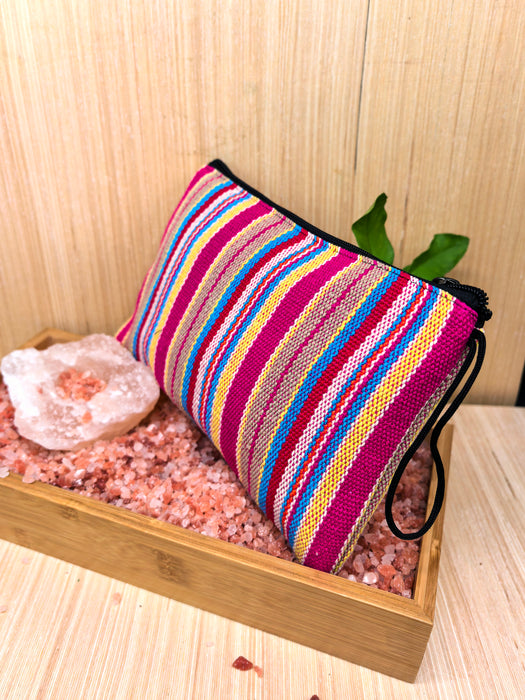 Pochette portatrucchi in cotone 25 × 15 cm