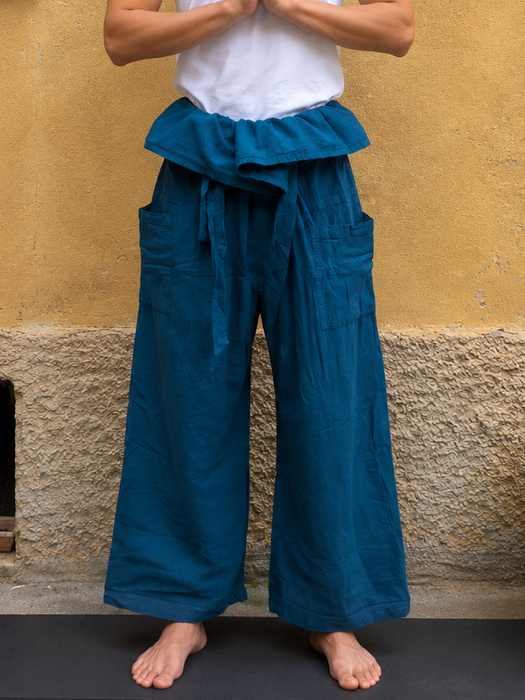 Pantalone pescatore da Yoga e Meditazione –Taglio Unico