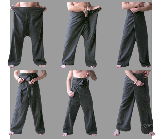 Pantalone pescatore da Yoga e Meditazione –Taglio Unico