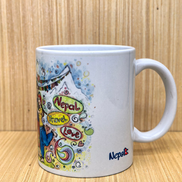 Tazza nepalese in ceramica