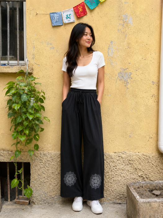 Pantalone Mandala elasticizzata vita
