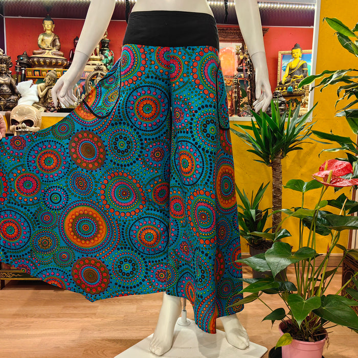 Pantalone palazzo in floreale
