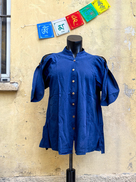 Camicia in cotone morbida con bottoni