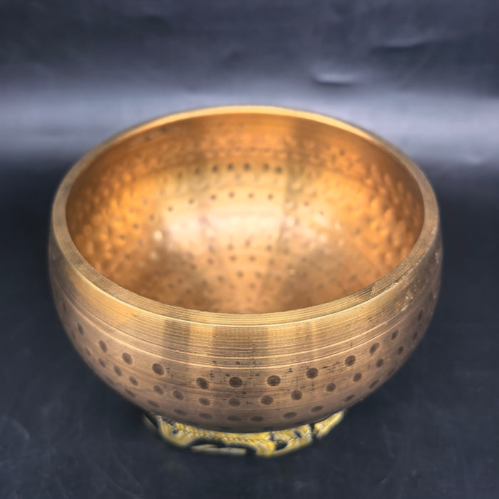Campana Tibetana martelato
