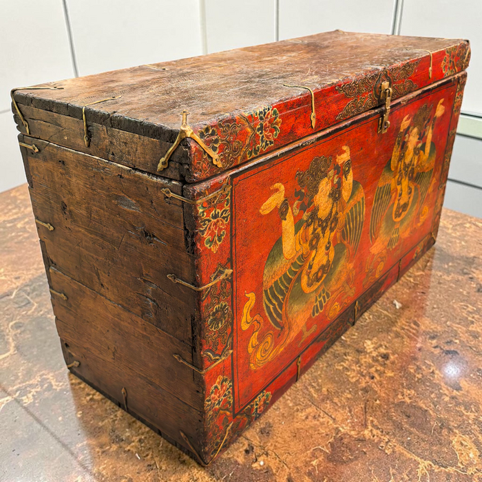 Baule Tibetano Antico XX Secolo